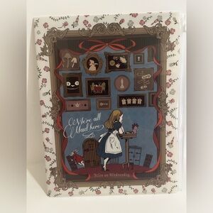 Alice on Wednesday (Alice in Wonderland) Six Pocket Folder -one w Zip Closure